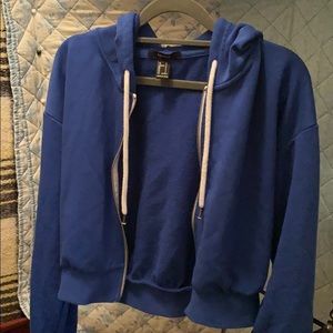Dark Blue crop jacket